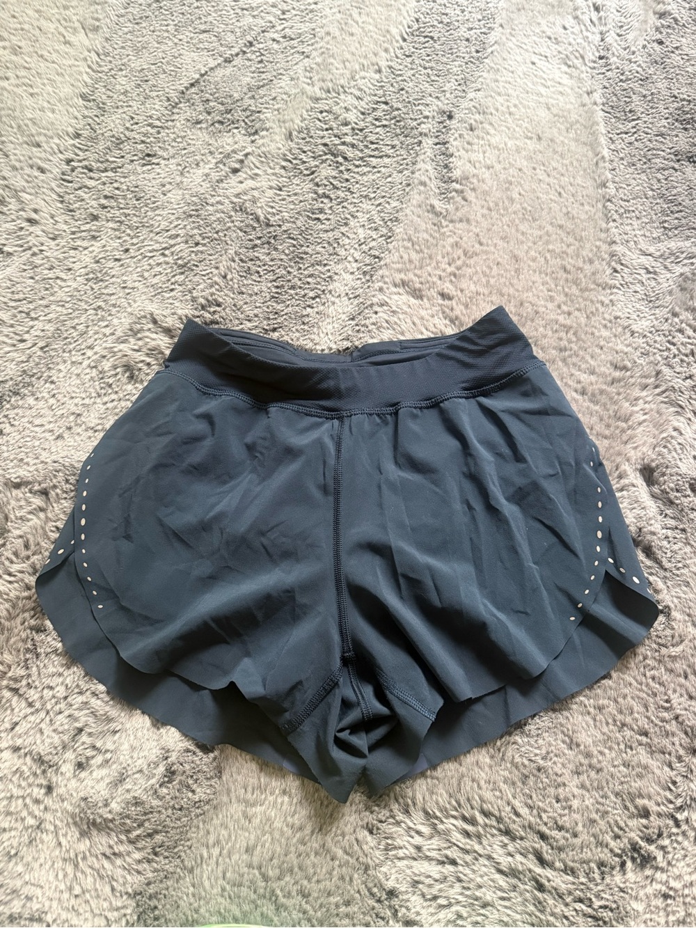 lululemon fast and free shorts 
color: navy blue
size: 2